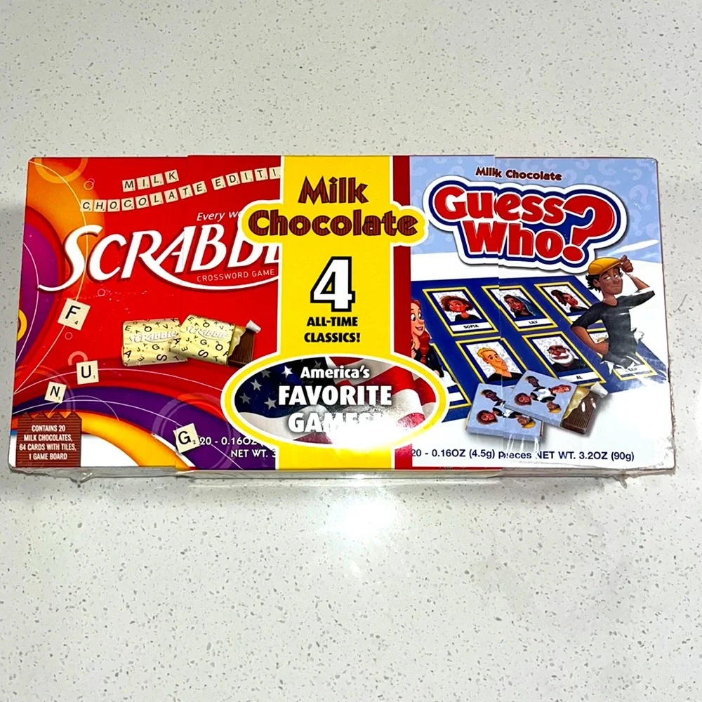 Games - Americas Favorite Games! Scrabble, Guess who?, Monopoly and Candy Land